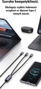 Καλώδιο Usams Sufeng 2σε1 2xUSB-C 72W 1.2m, Καλώδιο Φόρτισης & Δεδομένων από Κράμα Αλουμινίου (US-SJ740)