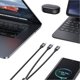 Καλώδιο Usams Sufeng 2σε1 2xUSB-C 72W 1.2m, Καλώδιο Φόρτισης & Δεδομένων από Κράμα Αλουμινίου (US-SJ740)