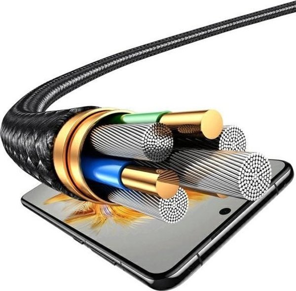 Καλώδιο Usams Sufeng 2σε1 2xUSB-C 72W 1.2m, Καλώδιο Φόρτισης & Δεδομένων από Κράμα Αλουμινίου (US-SJ740)