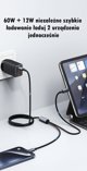 Καλώδιο Usams Sufeng 2σε1 2xUSB-C 72W 1.2m, Καλώδιο Φόρτισης & Δεδομένων από Κράμα Αλουμινίου (US-SJ740)