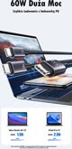 Καλώδιο Usams Sufeng 2σε1 2xUSB-C 72W 1.2m, Καλώδιο Φόρτισης & Δεδομένων από Κράμα Αλουμινίου (US-SJ740)