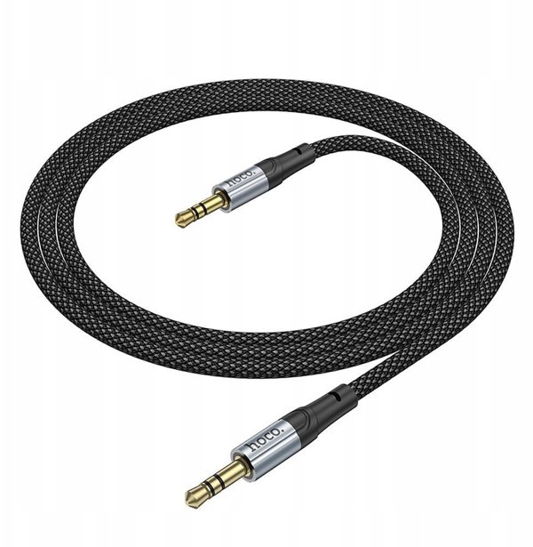 Kabel AUX Jack 3,5 mm do Jack 3,5 mm Hoco 1 m UPA26 czarny