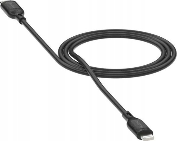 Mophie Essentials Καλώδιο USB-C σε Lightning 1m - Μαύρο