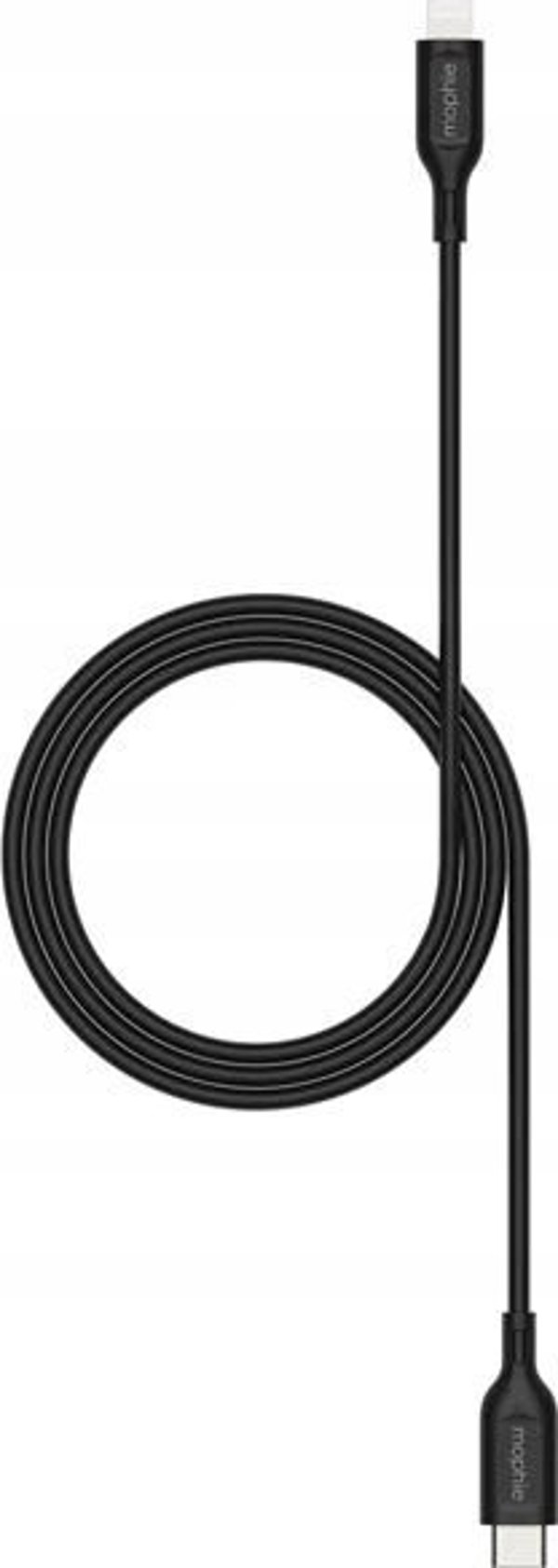Mophie Essentials Καλώδιο USB-C σε Lightning 1m - Μαύρο