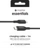 Mophie Essentials Καλώδιο USB-C σε Lightning 1m - Μαύρο