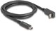 Καλώδιο USB Delock 10 Gbps USB Type-C αρσενικό σε USB Type-C αρσενικό, γωνιακό, 1 μέτρο 4K PD 60W με E-Marker