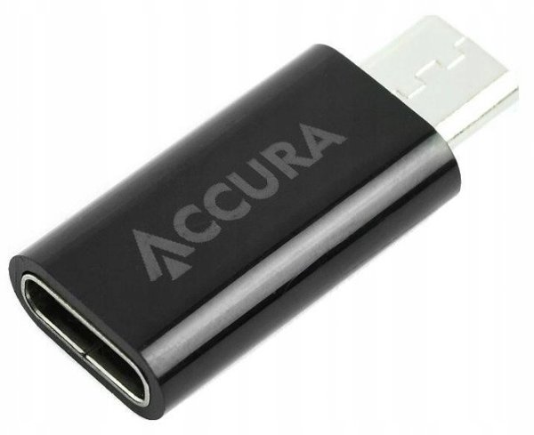 Kabel USB Accura Accura USB-C - micro USB 2.0 F/M