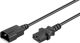 Kabel zasilajacy Goobay Kabel przedluzajacy IEC C14 - IEC C13 3m (95287)