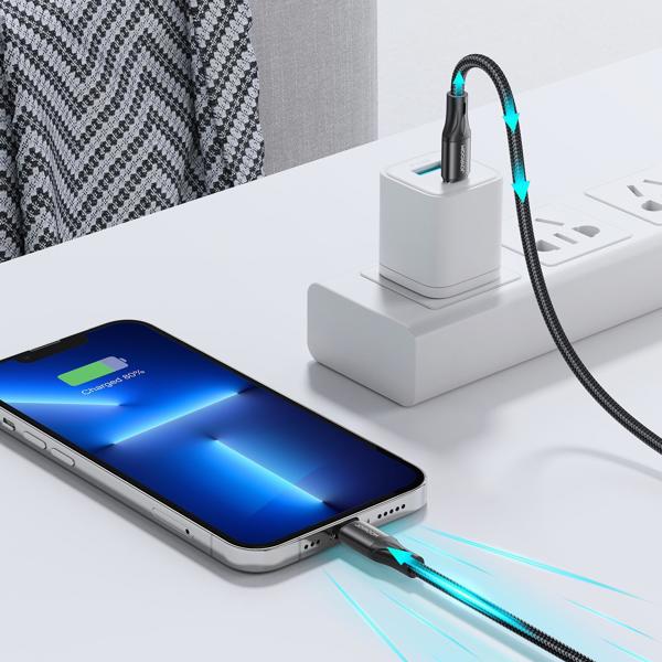 Kabel USB Joyroom USB-C - Lightning 1 m Czarny (6941237177629)