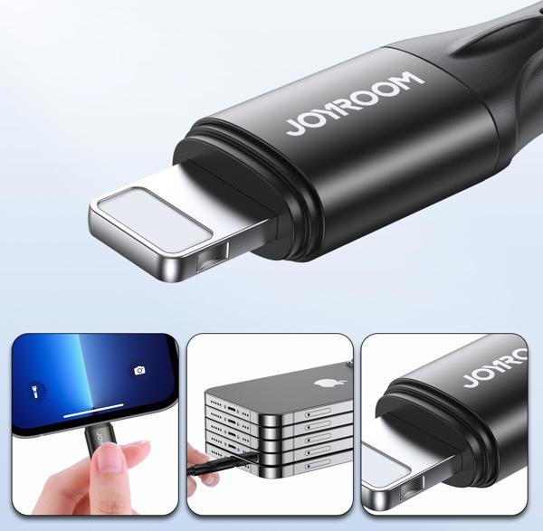 Kabel USB Joyroom USB-C - Lightning 1 m Czarny (6941237177629)