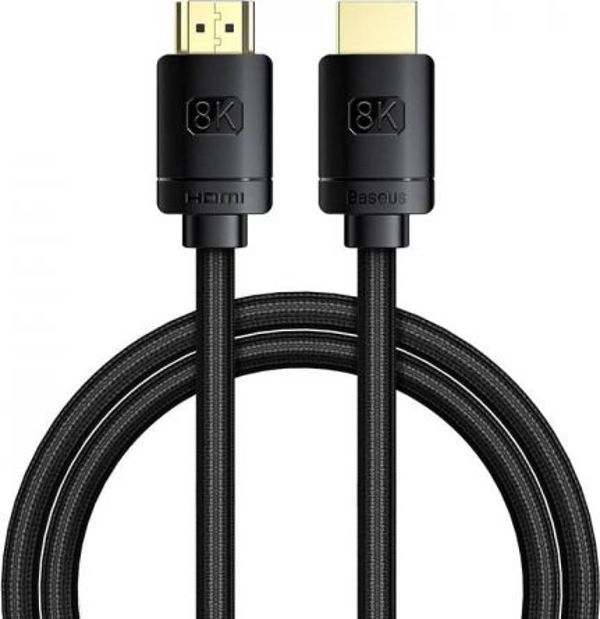 Baseus Καλώδιο HDMI 2.1 8K/60Hz, 1m, Μαύρο (CAKGQ-J01)