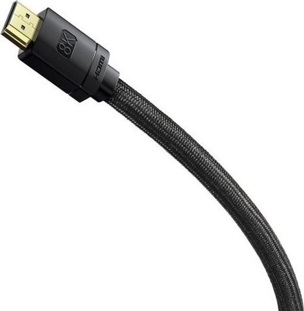 Baseus Καλώδιο HDMI 2.1 8K/60Hz, 1m, Μαύρο (CAKGQ-J01)