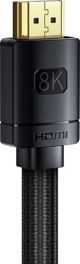 Baseus Καλώδιο HDMI 2.1 8K/60Hz, 1m, Μαύρο (CAKGQ-J01)
