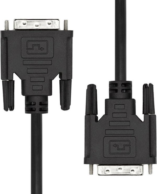 Καλώδιο ProXtend DVI-D σε DVI-D, 18+1, 1m, Μαύρο