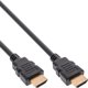 InLine Καλώδιο HDMI 2.1 48Gbps, Αρσενικό σε Αρσενικό, Επίχρυσες Επαφές, Υποστήριξη 3D & ARC, 1m, Μαύρο (17901A)