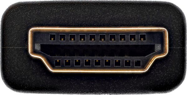 InLine Καλώδιο HDMI 2.1 48Gbps, Αρσενικό σε Αρσενικό, Επίχρυσες Επαφές, Υποστήριξη 3D & ARC, 1m, Μαύρο (17901A)