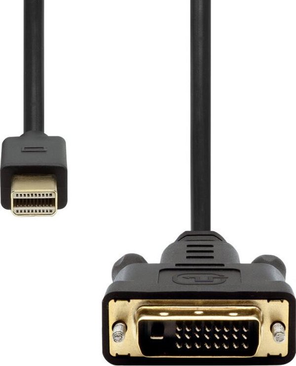 ProXtend Καλώδιο Mini DisplayPort σε DVI-D 24+1, 1m, Μαύρο (MDP-DVI241-001)