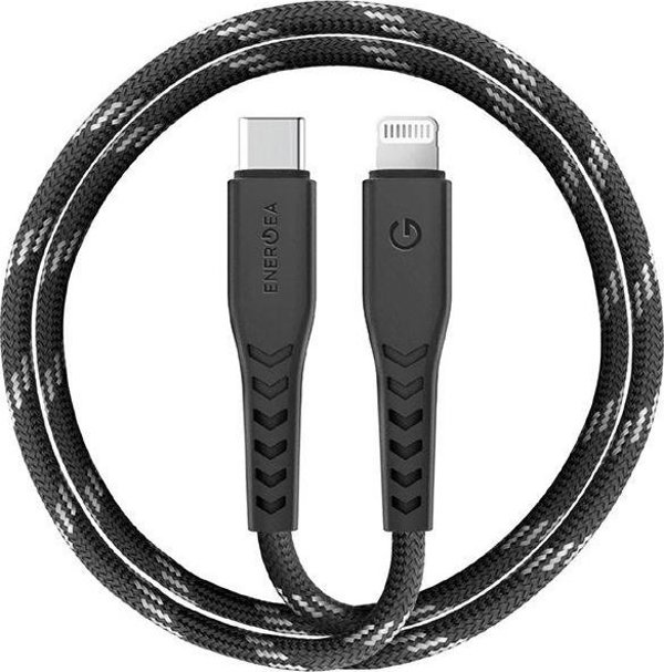 Καλώδιο Energea Nyloflex USB-C σε Lightning, MFi, 1.5m, Μαύρο