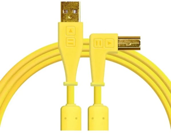 DJ TECHTOOLS Chroma Καλώδιο USB 1,5 m, άρθρωση, κίτρινο