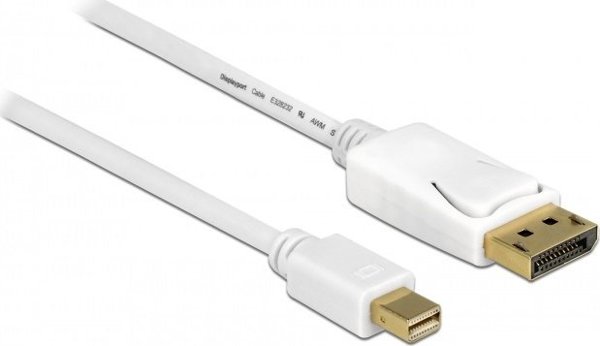 Kabel Delock DisplayPort Mini - DisplayPort 3m bialy (83483)