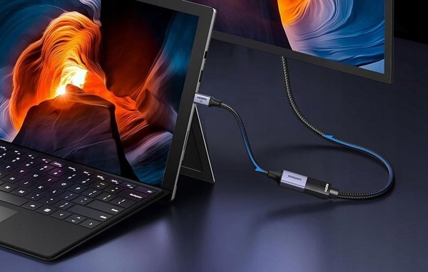 Kabel micro HDMI do HDMI Ugreen HD182, 8K 60Hz, 48Gbps, 0.2m (czarny)