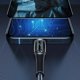 Καλώδιο Usams US-SJ518 USB-C σε Lightning 20W PD, Πλεκτό με Smart Power-off, 1.2m, Μαύρο