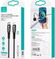 Καλώδιο Usams US-SJ518 USB-C σε Lightning 20W PD, Πλεκτό με Smart Power-off, 1.2m, Μαύρο