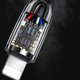 Καλώδιο Usams US-SJ518 USB-C σε Lightning 20W PD, Πλεκτό με Smart Power-off, 1.2m, Μαύρο