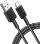 Anker 322 Καλώδιο USB-A σε USB-C 1.8m, Μαύρο (A81H6G11)