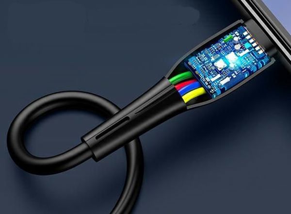 Καλώδιο Usams U38 USB-A σε USB-C 1m για Γρήγορη Φόρτιση και Μεταφορά Δεδομένων, Μαύρο
