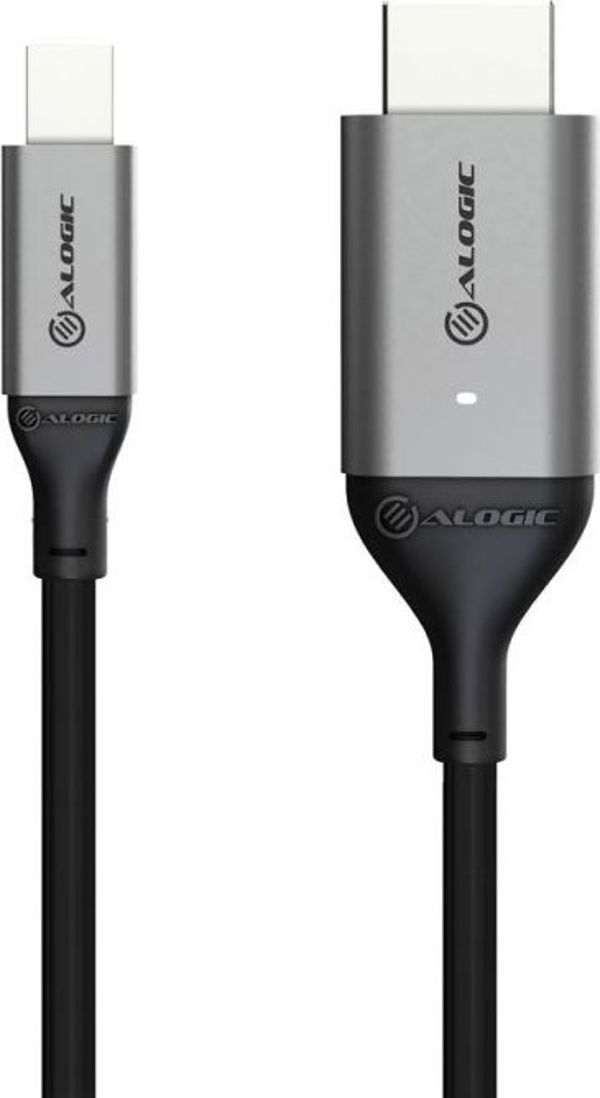 Kabel Alogic DisplayPort Mini - HDMI 2m szary (ULMDPHD02-SGR)