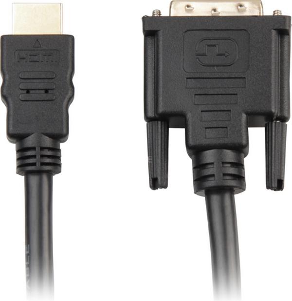 Kabel Sharkoon HDMI - DVI-D 5m czarny (4044951015238)