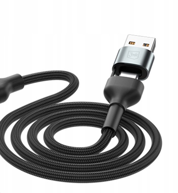 Kabel USB 3mk Hyper Cable N-SERIES 6-in-1 C/A to C/Lighting/Micro 18W 9V/2A QC 3.0 1,2m