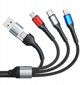 Kabel USB 3mk Hyper Cable N-SERIES 6-in-1 C/A to C/Lighting/Micro 18W 9V/2A QC 3.0 1,2m