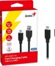 Kabel USB Genius USB-A - USB-C 1 m Czarny (32590007400)