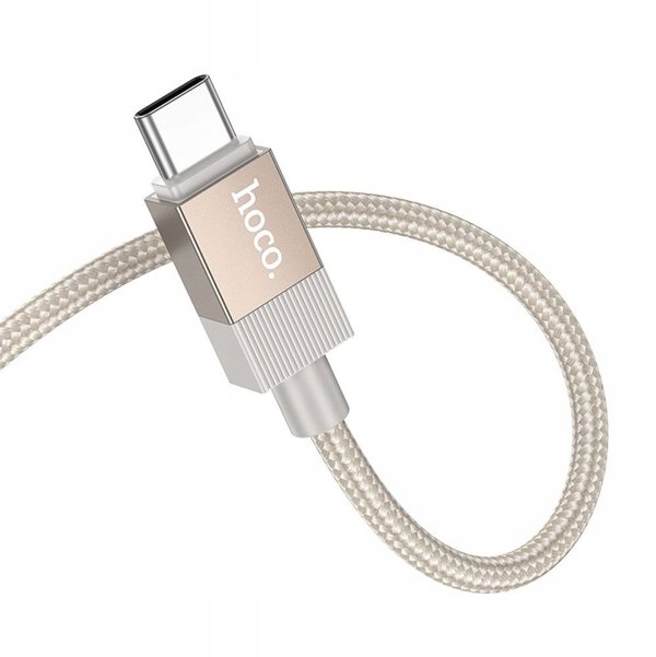 Κάμπελ AUX Τζακ 3,5 μμ (μέσκι) ντο USB C (μέσκι) Hoco 1 μ UPA32B ζόλντι