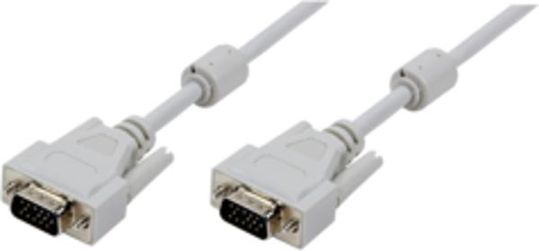 Kabel LogiLink D-Sub (VGA) - D-Sub (VGA) 10m szary (CV0028)