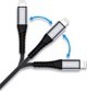 Καλώδιο NoName USB-C σε Lightning 1.2m, Αρσενικό - Αρσενικό, Γκρι