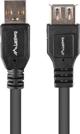 Kabel USB Lanberg USB-A - USB-A 1.8 m Czarny (CA-USBE-15CU-0018-BK)