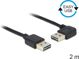 Kαλώδιο USB Delock γωνιακός επεκτάτης USB-A 2m (83465)