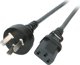 Καλώδιο Τροφοδοσίας EFB Elektronik EK492, 1,8 V2, Μαύρο 1,8 μ με βύσμα τύπου I C13 για πίνακα