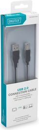 Kabel USB Digitus USB-A - 1.8 m Czarny (DB-300102-018-S)