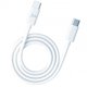 Καλώδιο 3MK USB-C σε USB-C, Υποστήριξη QC και PD, Ανθεκτική Επικάλυψη PVC, Μήκος 2m, Λευκό