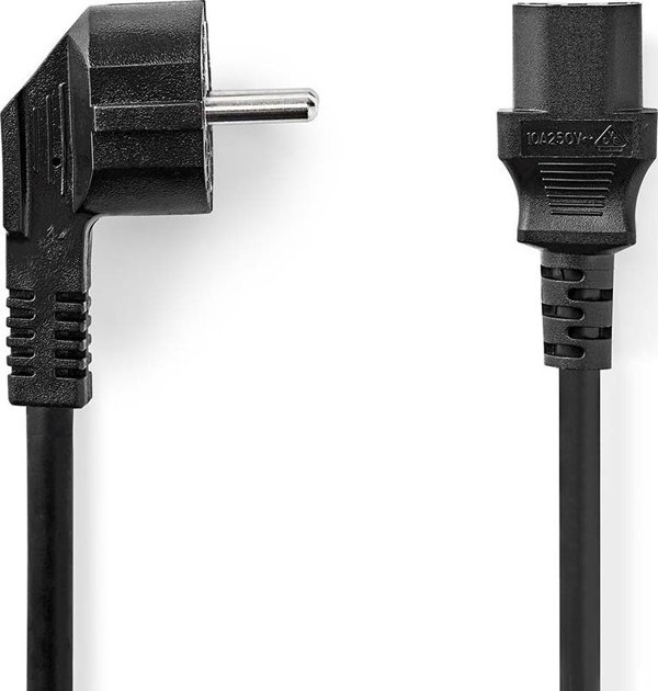 Kabel zasilajacy Nedis CEGL10000BK30 czarny 3m CEE7/7 C13
