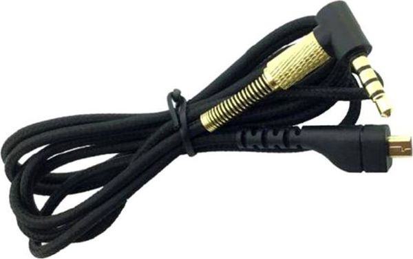 Kabel USB Hertz USB-C - mini Jack 3.5 mm 2 m Czarny (AK293D)