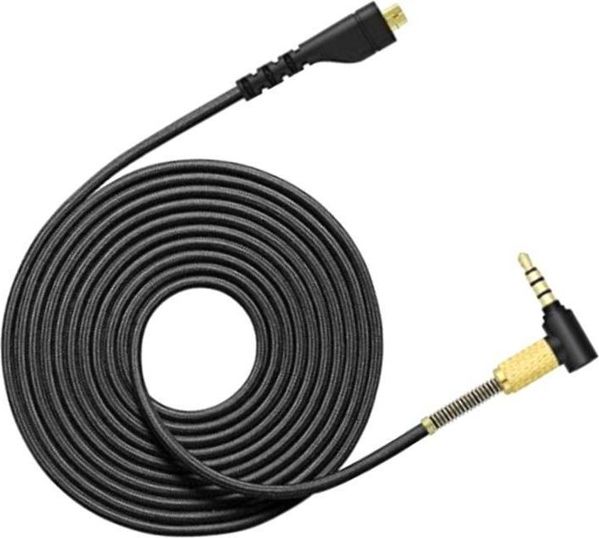 Kabel USB Hertz USB-C - mini Jack 3.5 mm 2 m Czarny (AK293D)