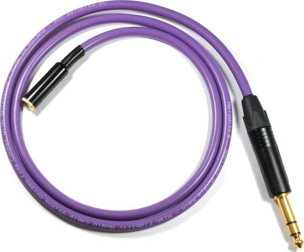 Melodika MDPJGMJ Καλώδιο Ήχου Jack 3.5mm σε Jack 6.3mm, Επαγγελματικό, 7m, Μωβ
