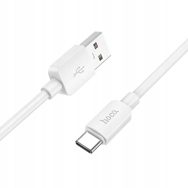Καλώδιο USB A σε USB C Hoco PD 2,4A 27W 1 μέτρο λευκό X96