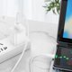 Καλώδιο USB A σε USB C Hoco PD 2,4A 27W 1 μέτρο λευκό X96