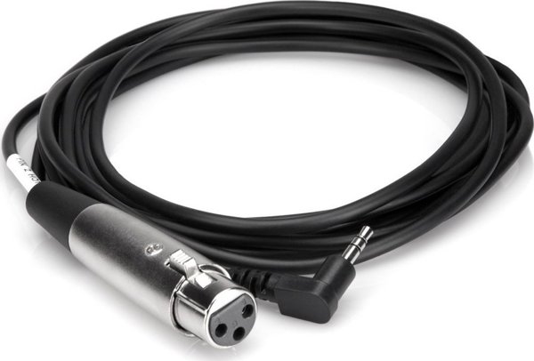 Hosa Καλώδιο Ήχου Jack 3.5mm σε XLR Θηλυκό 3m, Ασημί (XVM-110F)